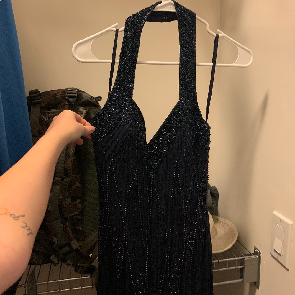 Beautiful Dark Blue Formal Dress